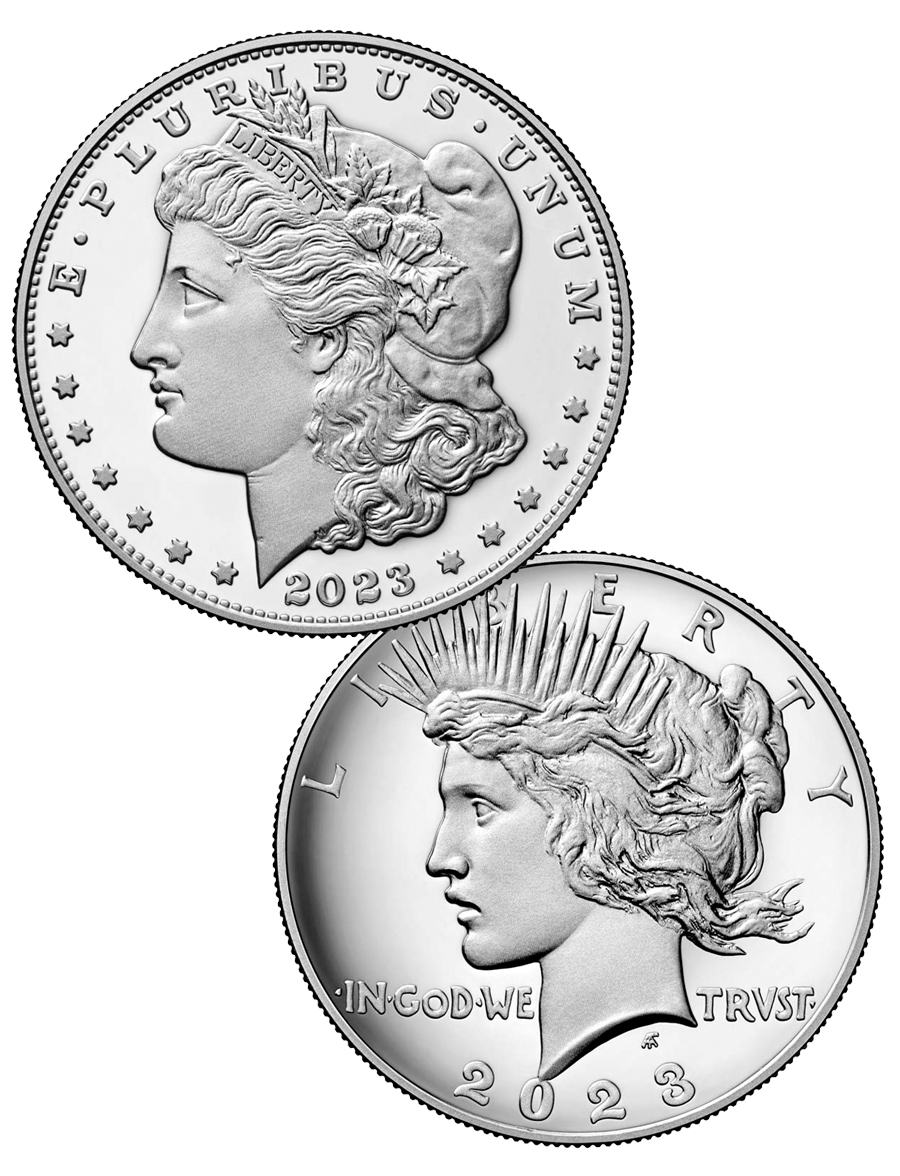 2023 Morgan and Peace Dollars